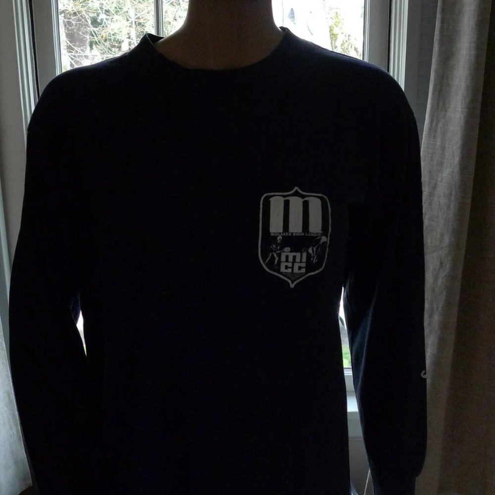 1970s Midlakes Swim League Single Stitch Shirt * Women's Medium (38)